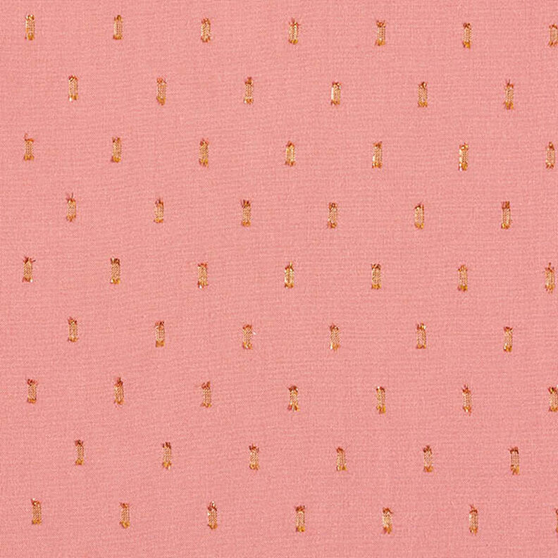 Viskostyg glitterdroppar – gammalt rosa,  image number 1
