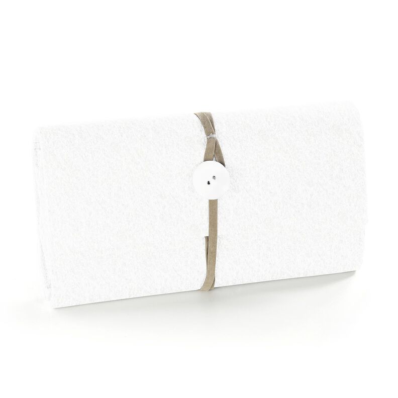 Filt 90 cm / 1 mm tjockt – vit, image number 4