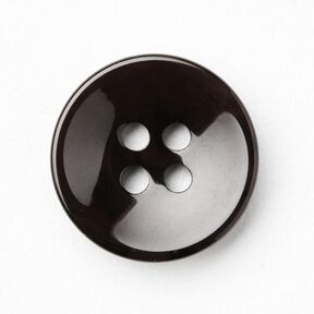 4-hålsknapp marmorerad [Ø 15 mm] – svart, 