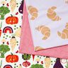 French Terry Sommarsweat stora croissanter – pastellfläder,  thumbnail number 5