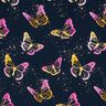 Bomullsjersey Fjärilar | Glitzerpüppi – nattblå/pink,  thumbnail number 1