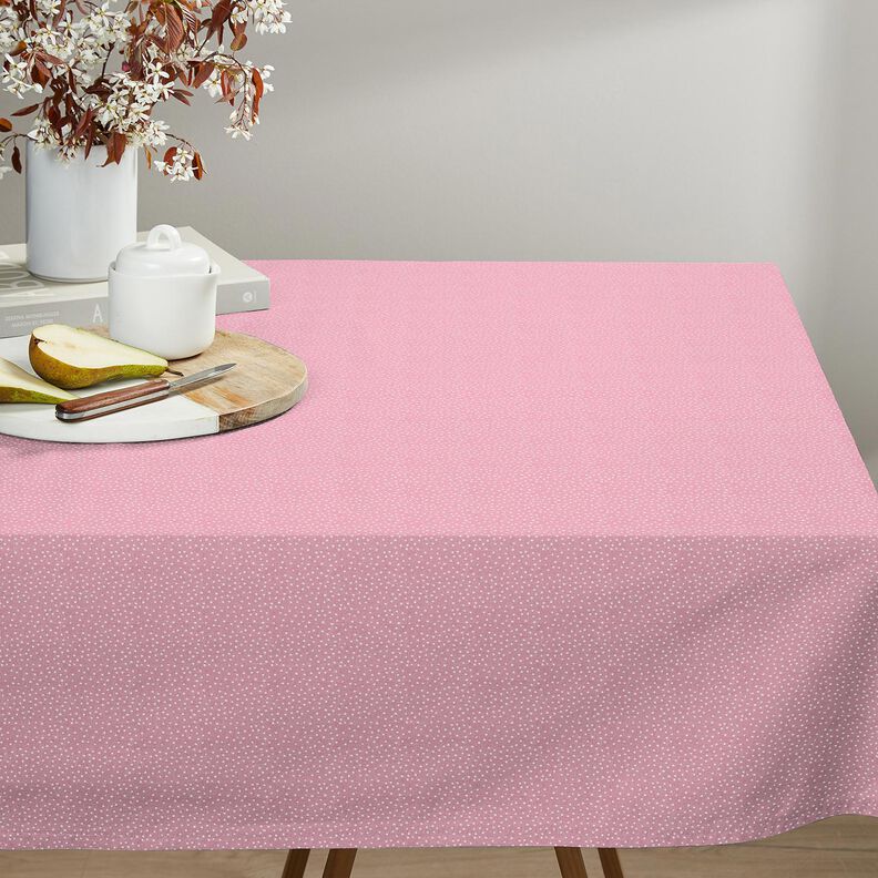 Bomullstyg Kretong Fina prickar – rosa,  image number 8