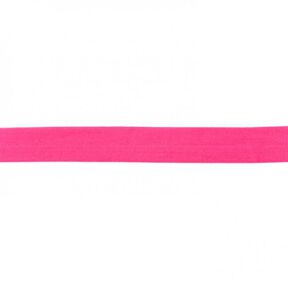 Elastistiskt infattningsband  matt [20 mm] – intensiv rosa, 