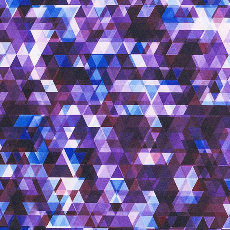 Softshell färgglada trianglar Digitaltryck – druva,  image number 6