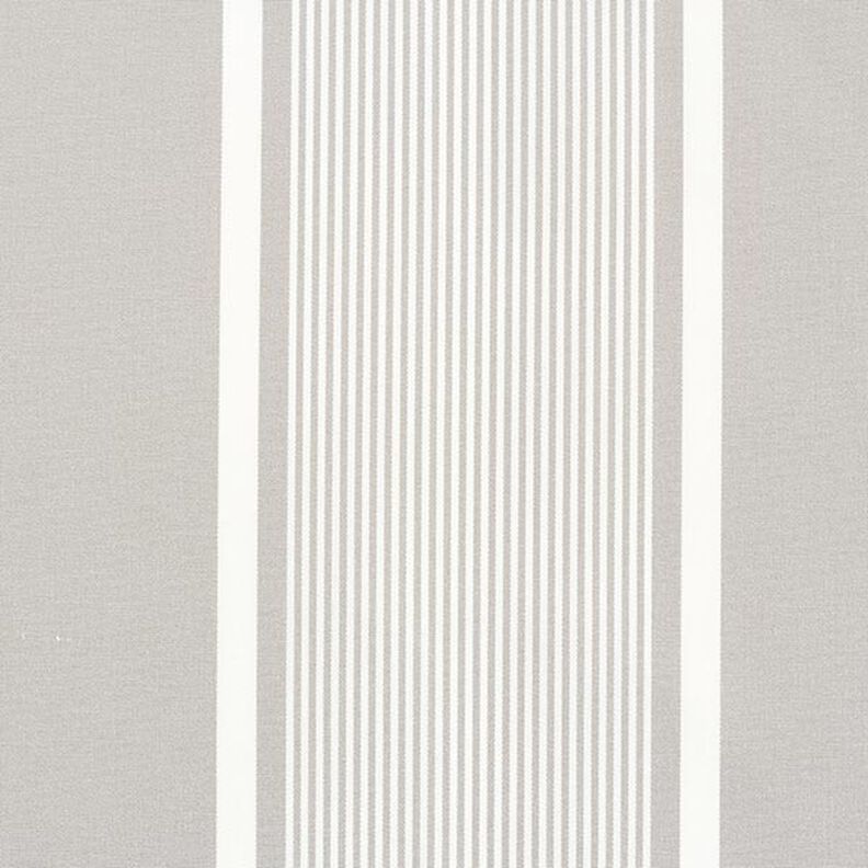 Outdoortyg Canvas randig mix – ljusgrått/vit,  image number 1