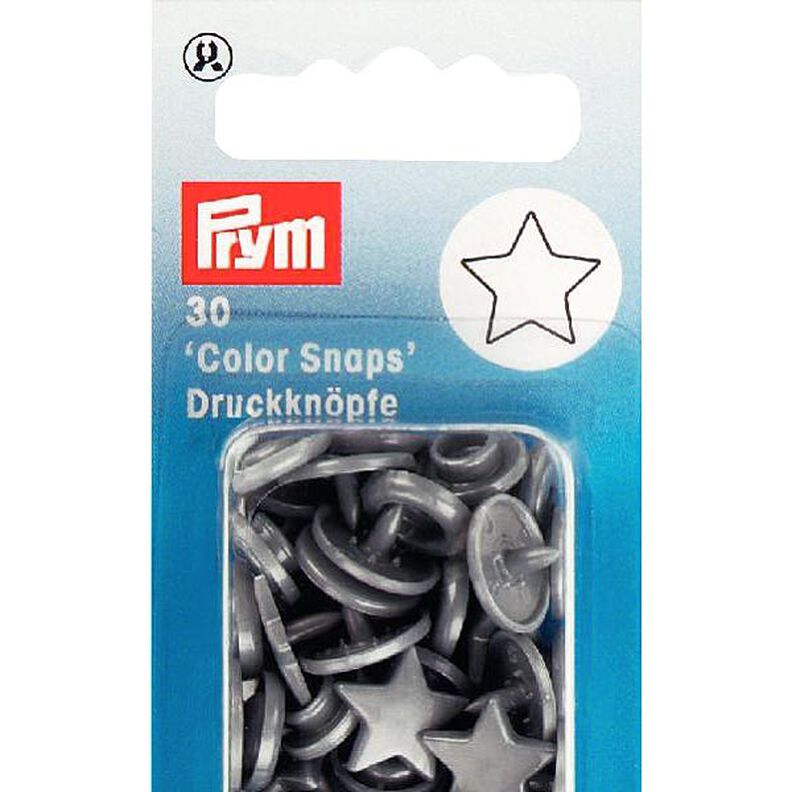 Tryckknappar Color Snaps Stjärna 5 - silvergrå| Prym,  image number 3