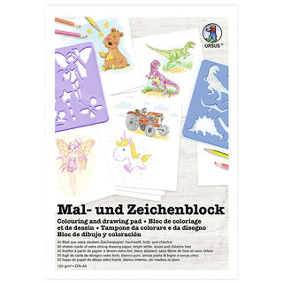 Målar- och ritblock A4 [120g/m²], 30 Ark, 