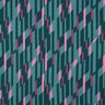 Romanitjersey Abstrakta romber – petrol/rosa,  thumbnail number 1