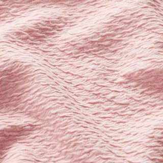 Stickad jersey skrynklig struktur – rosa, 