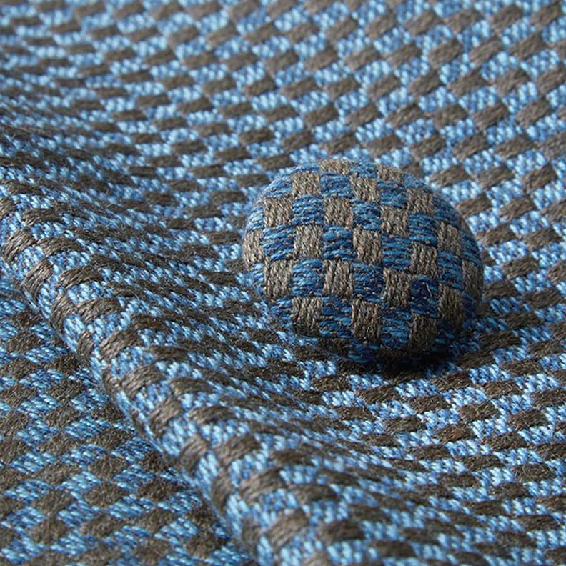Klädd knapp - Outdoor-dekorationstyg Agora Senda - duvblå/brun,  image number 2