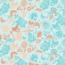 Viskos Voile paisley blommor kantdesign – blå,  thumbnail number 5