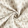 Dekorationstyg Jacquard glittrande granar – beige/silver,  thumbnail number 3