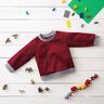 Alpfleece Mjuk sweat Enfärgat – kaminrött,  thumbnail number 9