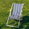 Outdoor Solstolstyg Vertikala ränder 44 cm – indigo/beige,  thumbnail number 4