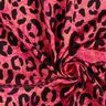 Viskos Voile lejon och blommor kantdesign Panel – pink/brandgul,  thumbnail number 4