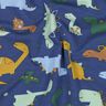 Sommarsweat dinosaurier | Poppy Fabrics – indigo/ljusblå,  thumbnail number 2