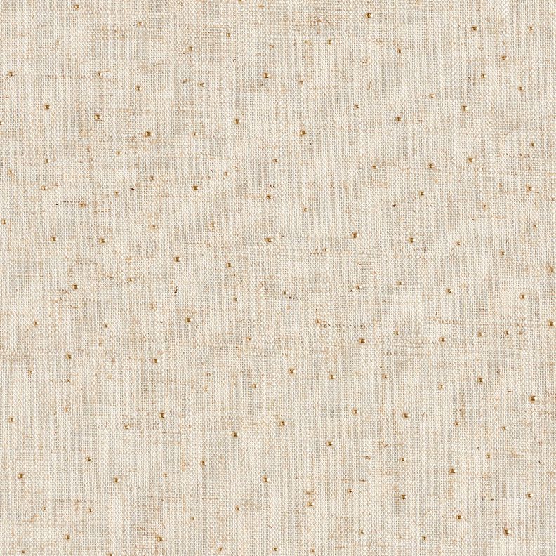 Viskos-linne-mix Glitterprickar – mandel/guldmetallic,  image number 1