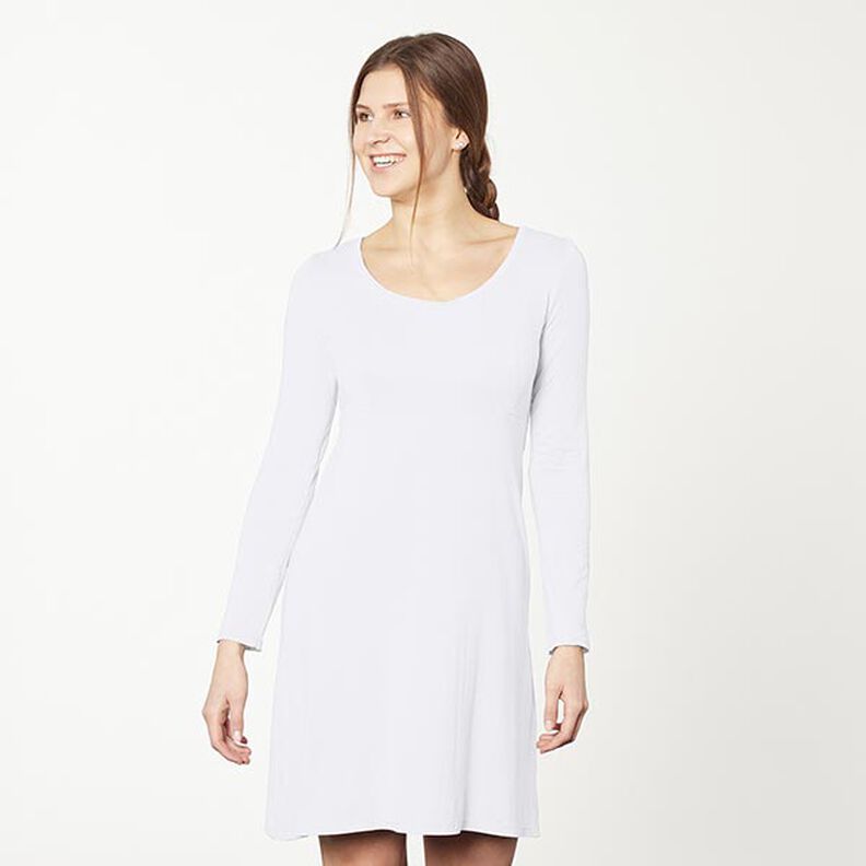GOTS Bomullsjersey | Tula – vit,  image number 5