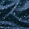 Bomullstyg Poplin Folietryck Julstjärnor – nattblå/silvermetallic,  thumbnail number 2