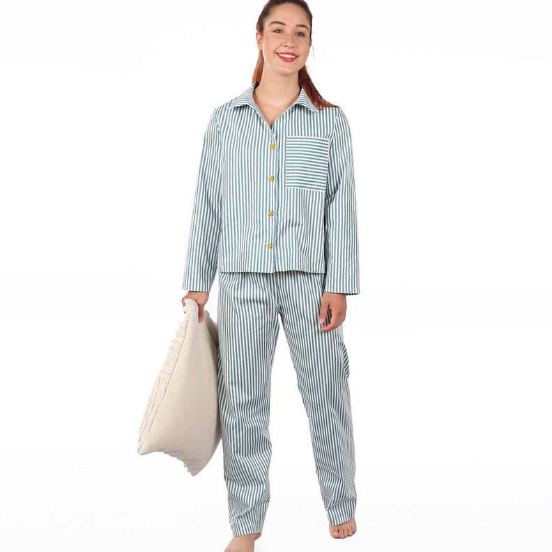 FRAU HILDA Pyjamas med korta och långa versioner | Studio Schnittreif | XS-XXL,  image number 4