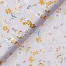 bomullspoplin fina blommor – pastellfläder/currygul,  thumbnail number 4