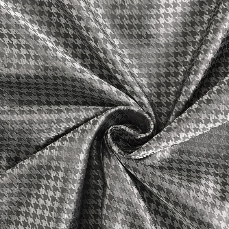 Fodertyg Jacquard hundtandsmönster – ljusgrått/mörkgrå,  image number 3