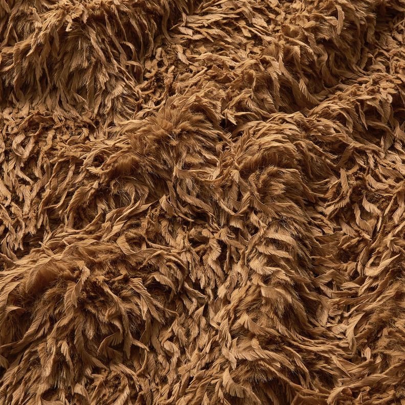 Fuskpäls Fjädrar enfärgat | Katia Fabrics – moka, image number 3