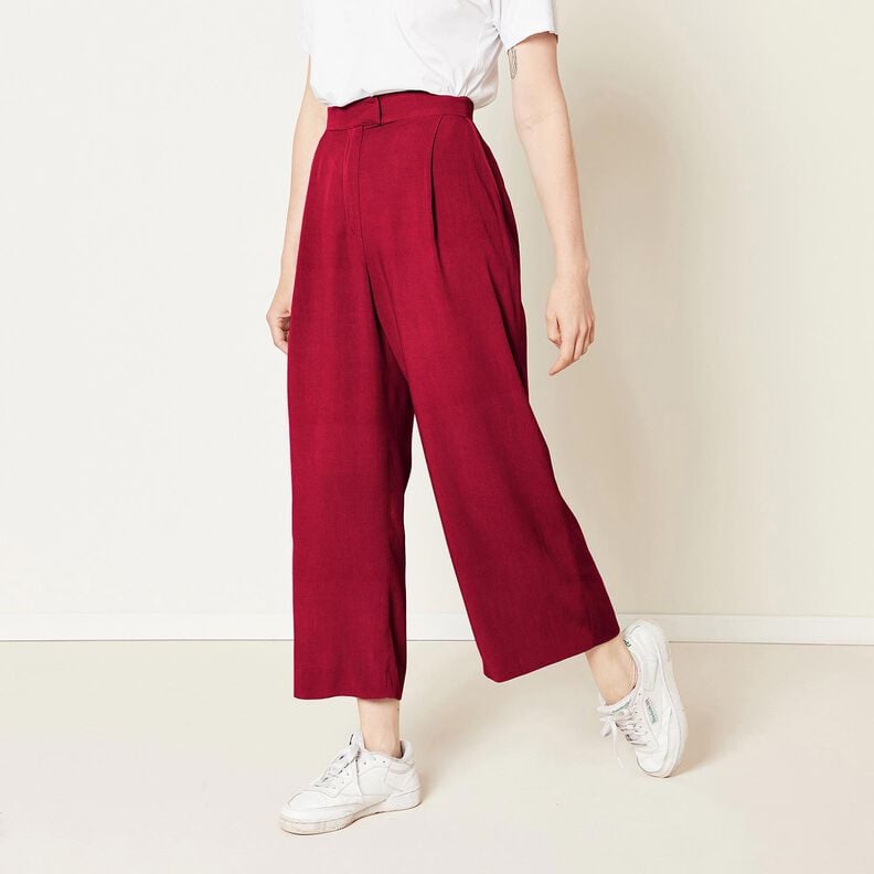 Viskos Stretch Enf&auml;rgat &ndash; m&ouml;rkr&ouml;d,  image number 9