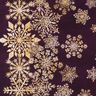 French Terry Sommarsweat isblommor Brodyrtyg | Glitzerpüppi – aubergine/gammalguld,  thumbnail number 5