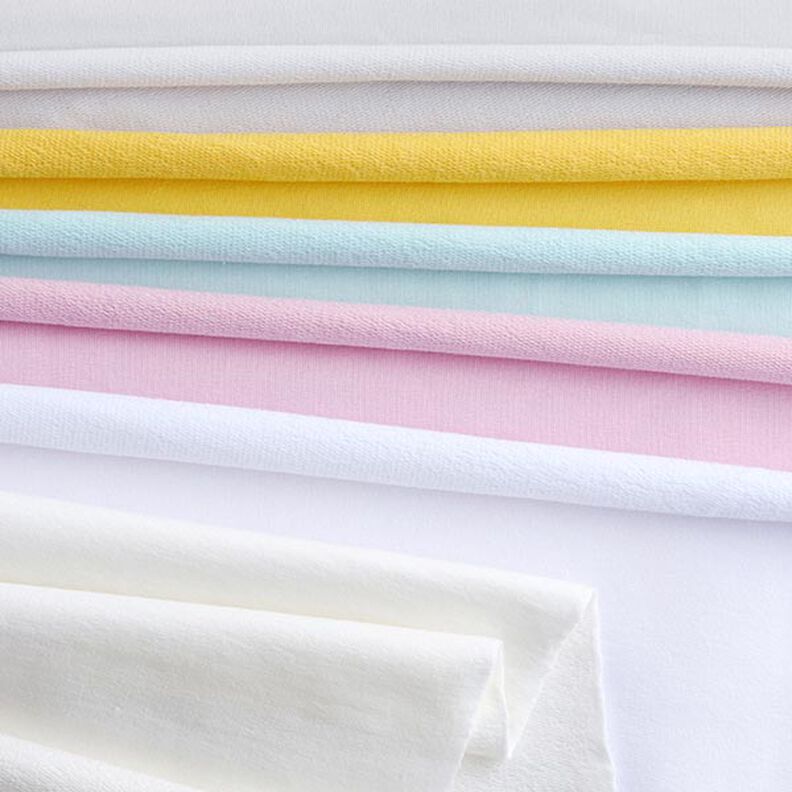 L&auml;tt french terry enf&auml;rgad &ndash; ljusbl&aring;,  image number 7