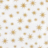 tyll glitterstjärnor – vit/guld,  thumbnail number 1