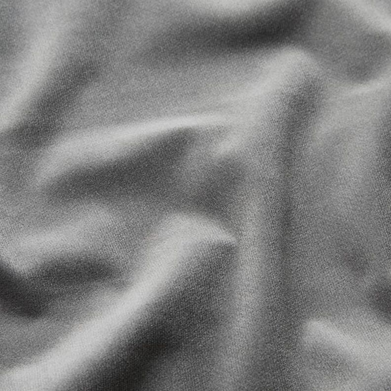 Stretchsammet Fin manchester enfärgad – grått,  image number 2