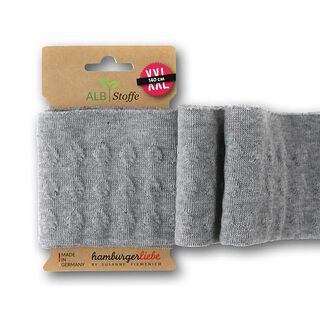 GOTS Ribbade muddar CUFF ME 3D [140 cm | 8 cm] | Albstoffe | Hamburger Liebe, 