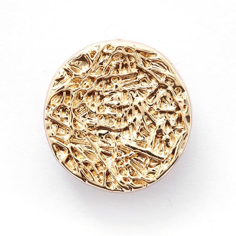 Metallknapp Meteor métallique – guld metallisk,  image number 1