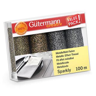 Sytrådsset Sparkly [4 rullar per 100 m] | Gütermann, 