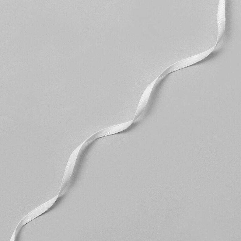 Satinband [3 mm] – vit,  image number 2