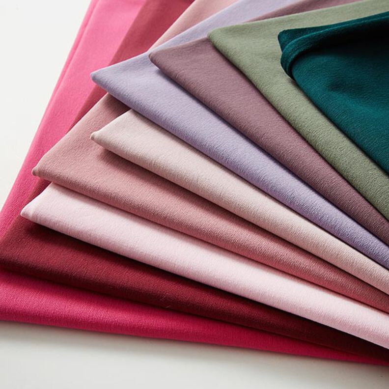 Lätt french terry enfärgad – röd,  image number 10