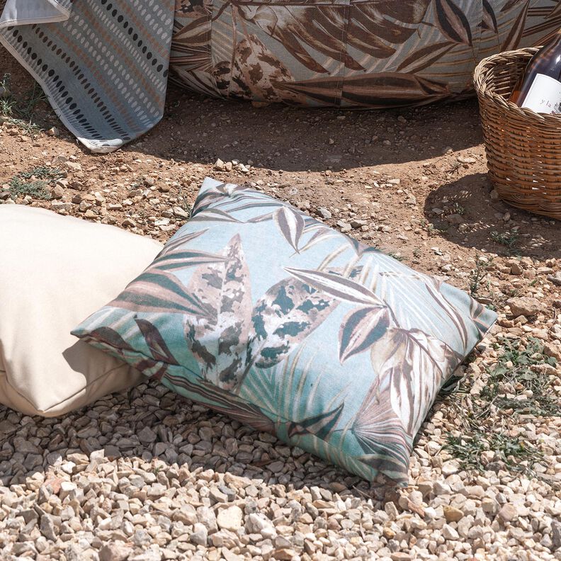 Outdoortyg Canvas Stora blad – natur/terracotta,  image number 9