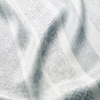 satinfodertyg ormmönster – vit/silvergrå, 