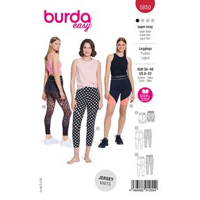 Damasker | Burda 5850 | 34-48, 