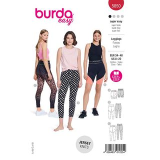 Damasker | Burda 5850 | 34-48, 