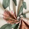 Dekorationstyg Halvpanama blommande klöver – rött/ljus gråbrun,  thumbnail number 3