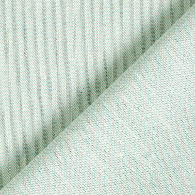 Dekorationstyg Halvpanama tunn struktur – ljus mint/ljusbeige, image number 4