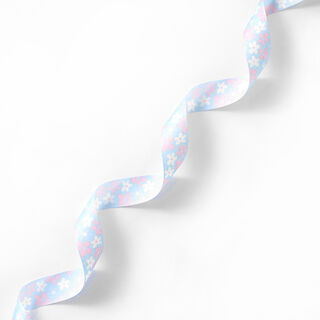 Satinband Blommor – rosa/pink, 