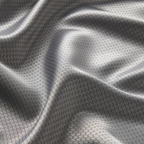 Fodertyg Jacquard sicksack ränder – ljusgrått, 