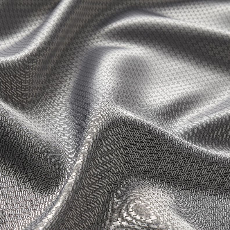 Fodertyg Jacquard sicksack ränder – ljusgrått,  image number 2