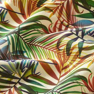 Dekorationstyg Halvpanama färgglada palmblad – natur, 