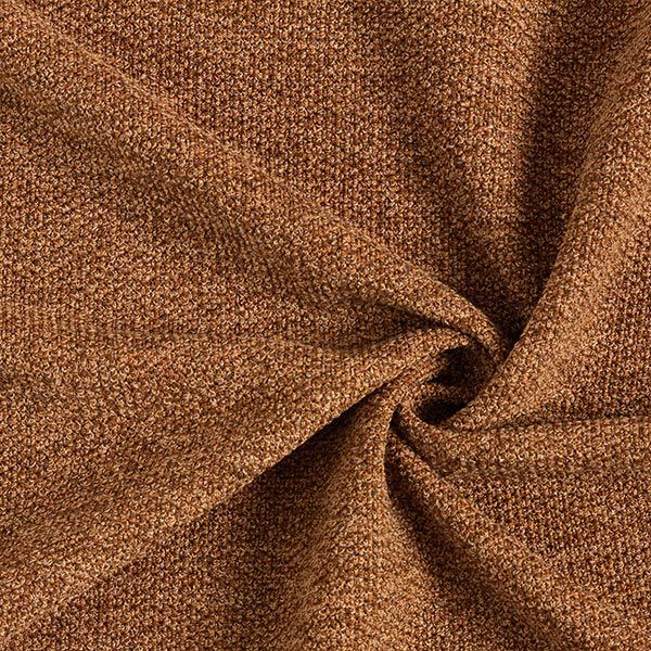 stickad bouclé melange – brons, image number 1
