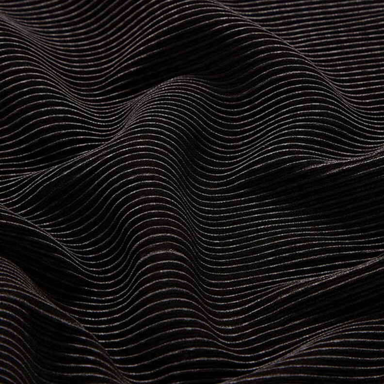 plissé Enfärgat – svart,  image number 2