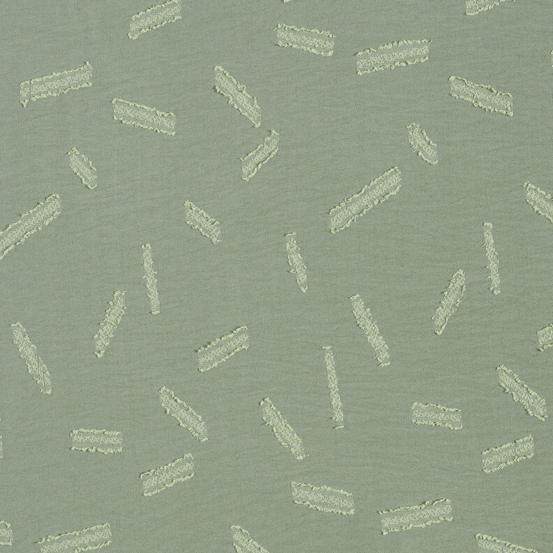 Jacquard dobby ränder – khaki,  image number 1